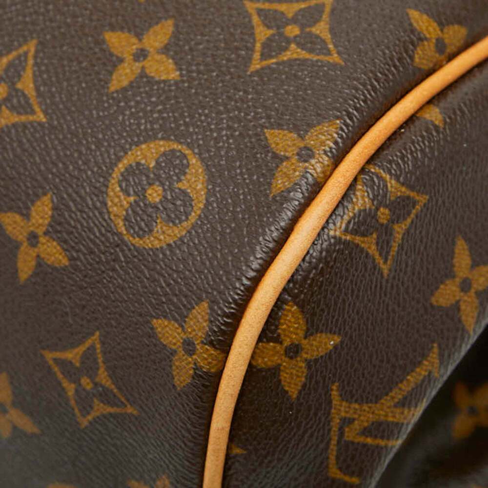 LOUIS VUITTON Brown Monogram Leather Tote Bag - Picture 6 of 13